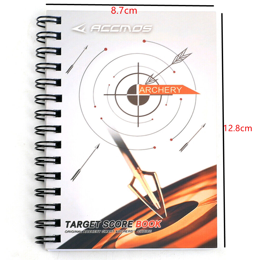 Archery Target Score Book Record Keeping Pocket 50Page Recurve Bow Shooting Game